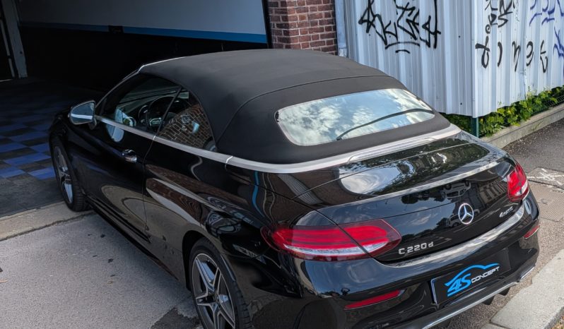MERCEDES-BENZ CLASSE C CABRIOLET 220d 194 CH AMG LINE 4 MATIC 9G-TRONIC plein