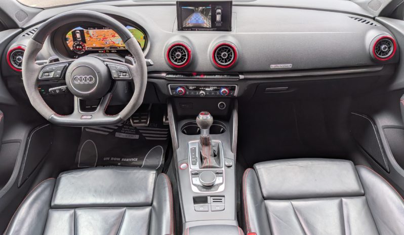AUDI RS3 (2) SPORTBACK 2.5 TFSI 400 CH QUATTRO S-TRONIC plein